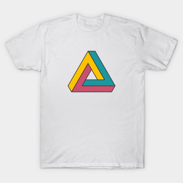 Penrose Triangle T-Shirt by misterghostie